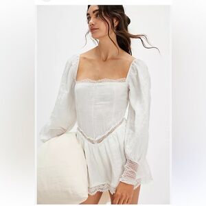 Free people pretty please bodysuit size medium NWOT